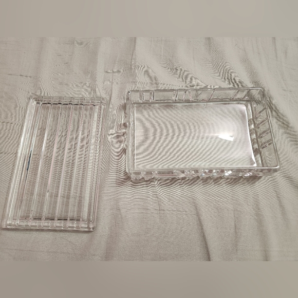 Fine Vintage Tiffany & Co. ATLAS Crystal Trinket or Jewelry Box with Lid - Picture 3 of 4